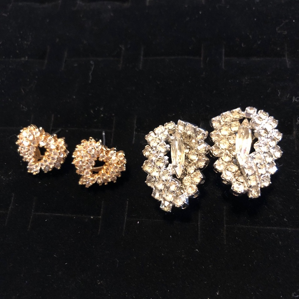 EARRINGS 2 Pairs (rhinestones)